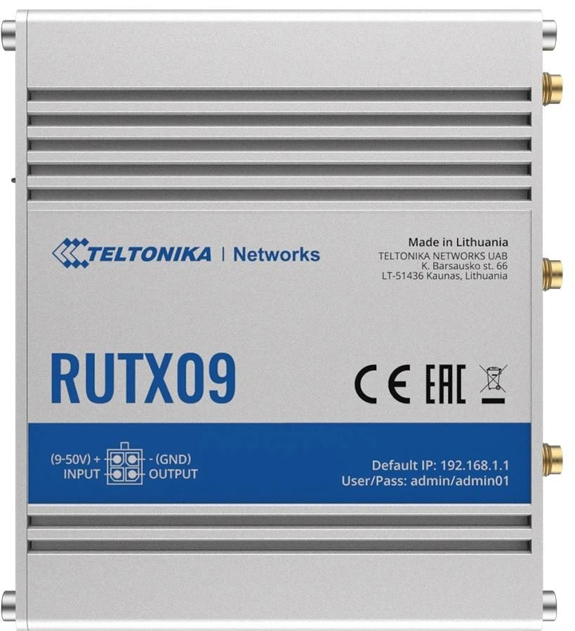 Šakotuvas Maršrutizatorius LTE Teltonika RUTX09000000