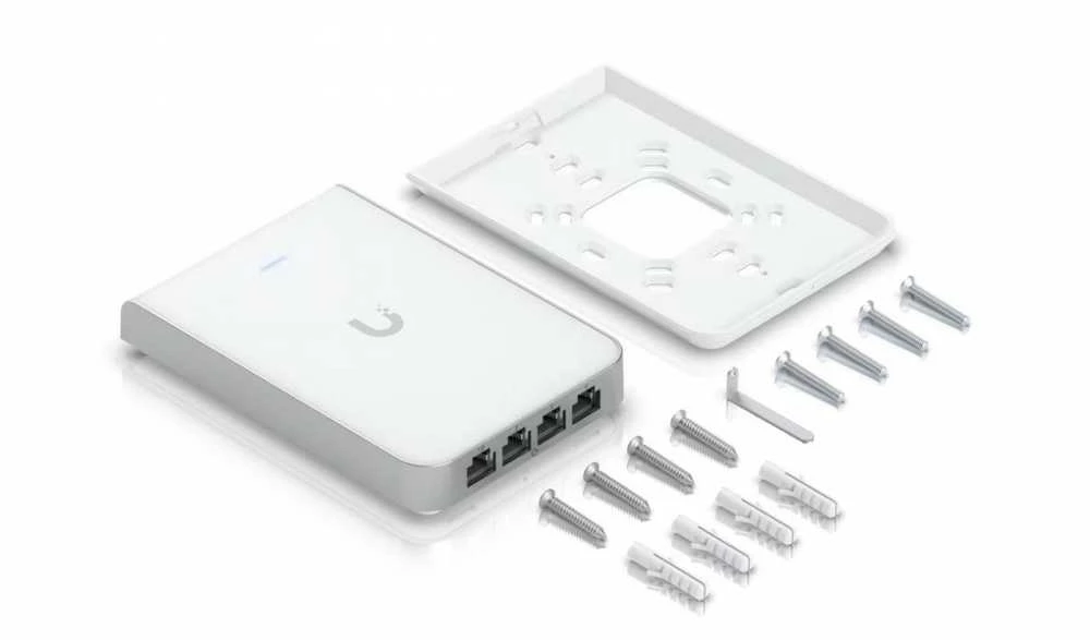 Ubiquiti | „WiFi 6“ prieigos taškas su integruotu „PoE“ jungikliu | U6-IW | 802.11ax | 2,4 GHz / 5 GHz | 10/100/1000 Mbit/s | Ethernet LAN (RJ-45) jungtys 1 | MU-MiMO Taip | PoE įvestis | Antenos tipas: vidinė