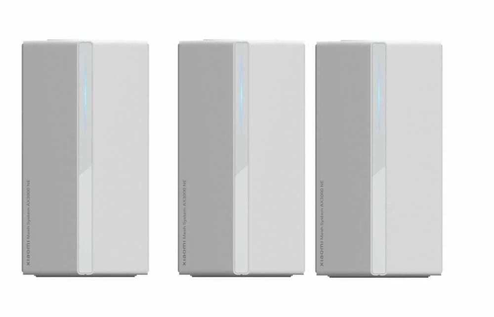 Maršrutizatorius Xiaomi Mesh System AX3000 NE (3 vnt.), Baltos spalvos