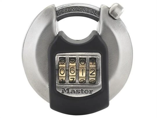 „Master Lock Disc“ kombinuotas užraktas iš nerūdijančio plieno M40EURDNUM