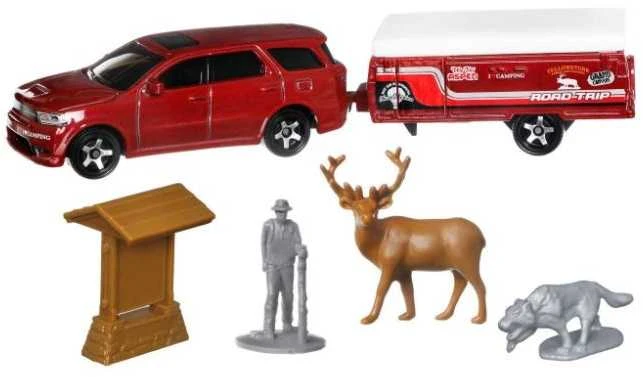 Mattel Matchbox automodeliukas su priekaba