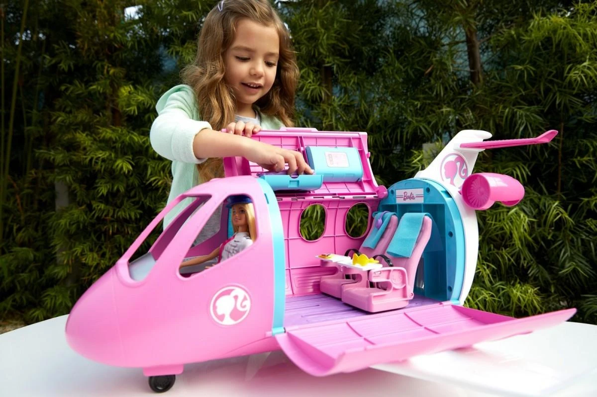 Mattel LĖLĖS BARBĖS LĖKTUVAS DREAMPLANE SU LĖLĖ