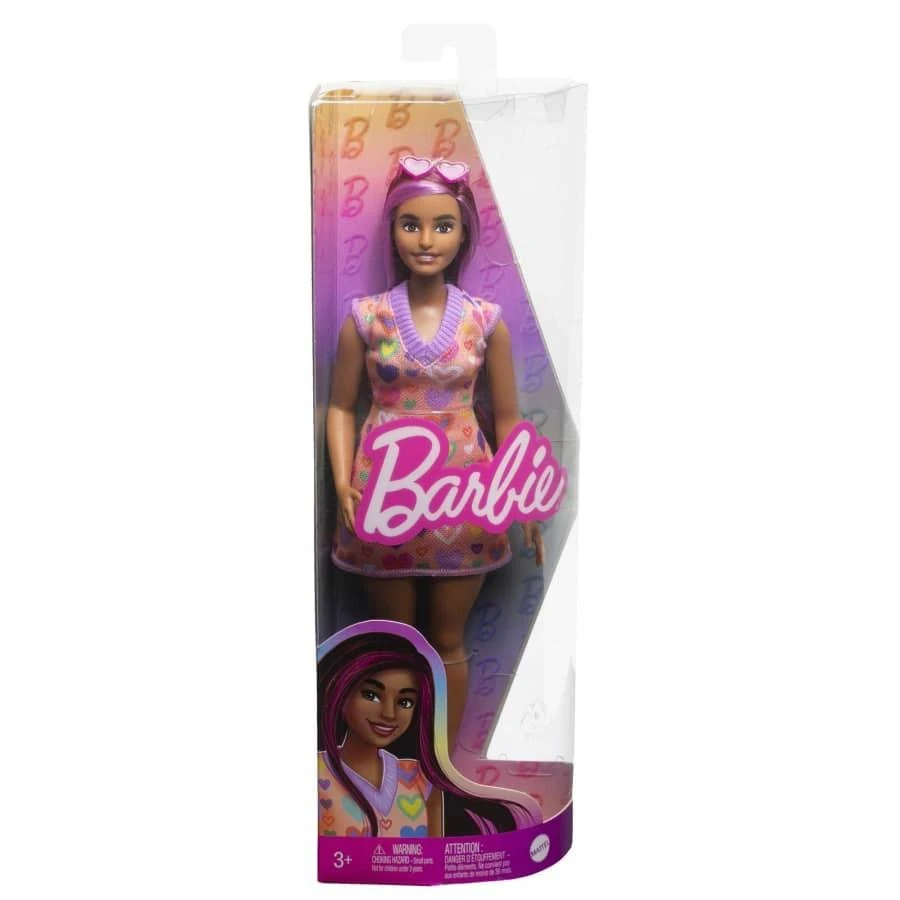 Barbie Mattel Barbė fashionistas lėlė širdelės suknele