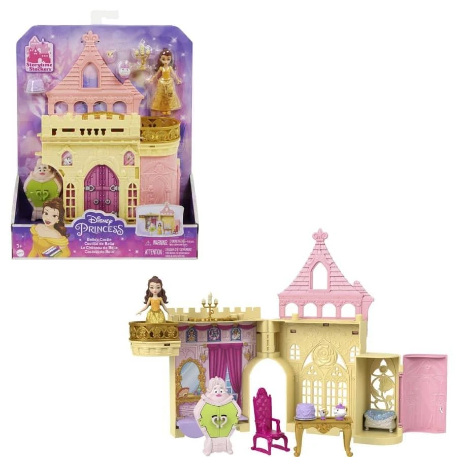 Mattel Lėlių namas Disney Princess Belli HLW94 su pilimi