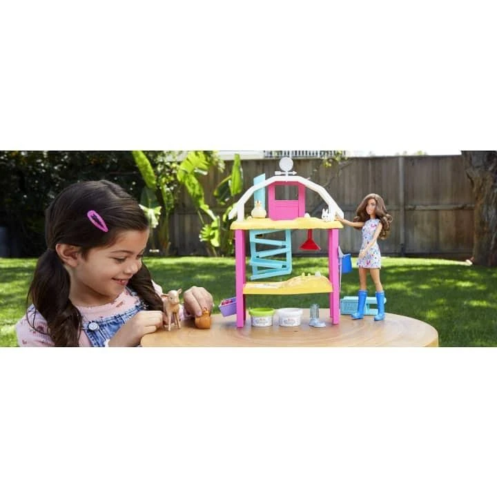 Barbie Mattel Džiaugsmingų viščiukų lėlių Barbė rinkinys HGY88