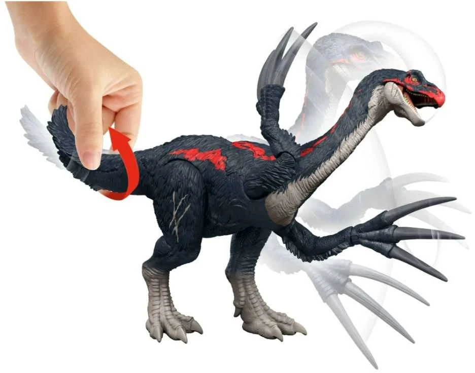 Mix Jurassic World Figūrėlė Dinozaur Therizinosaurus Interaktyvus su Dźwiękiem 35 Cm