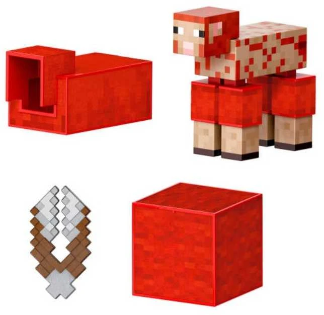 Mattel Minecraft - Deimantinio lygio avies figūrėlė ir 3 priedai (JCV22)