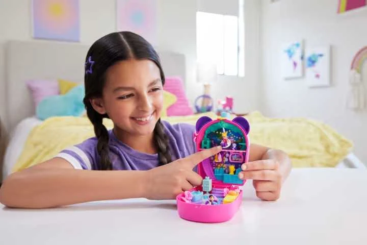 Mattel Polly Pocket. Burbulinės arbatos pandos