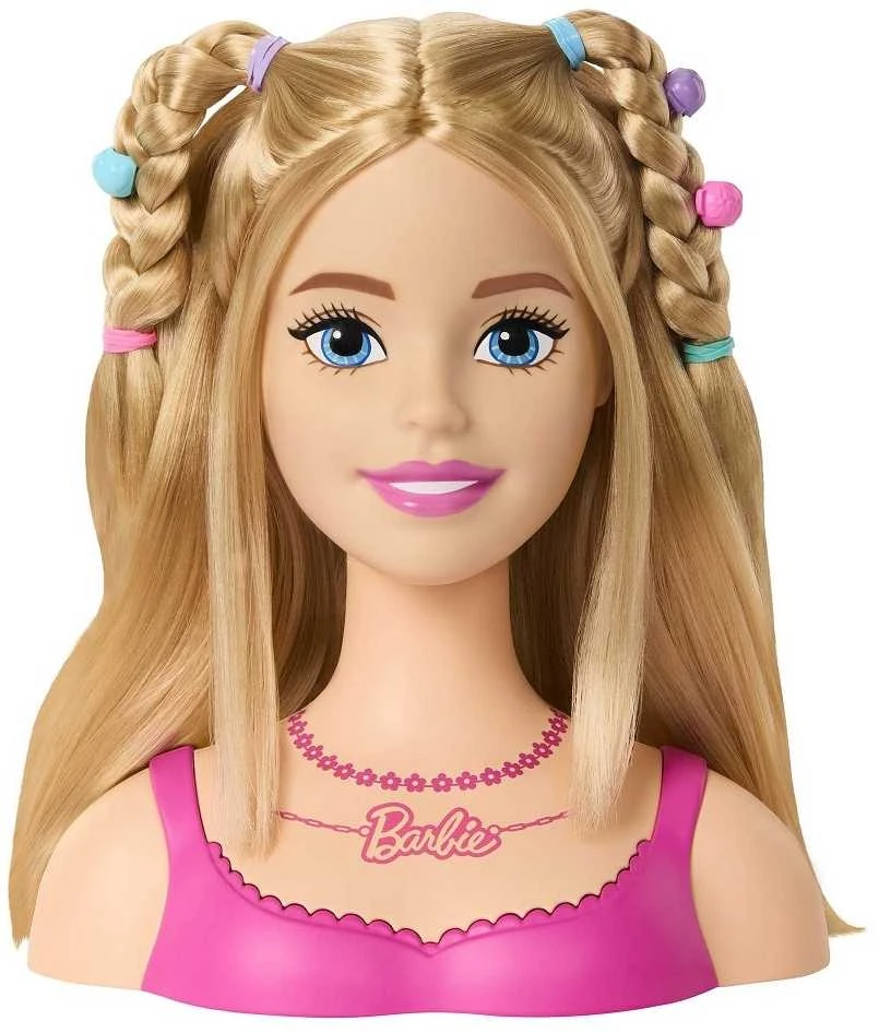 BARBIE stilizavimo galva – šviesūs plaukai (HMD88)