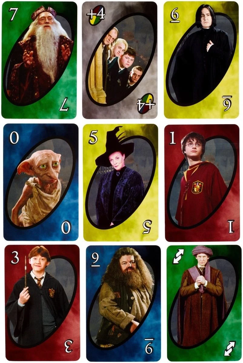 Mattel UNO kortos Harry Potter