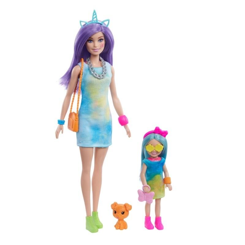 Mattel Lėlė Barbie Color Reveal neoninių spalvų dažymo rinkinys