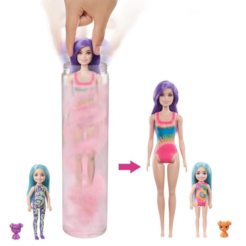 Mattel Lėlė Barbie Color Reveal neoninių spalvų dažymo rinkinys