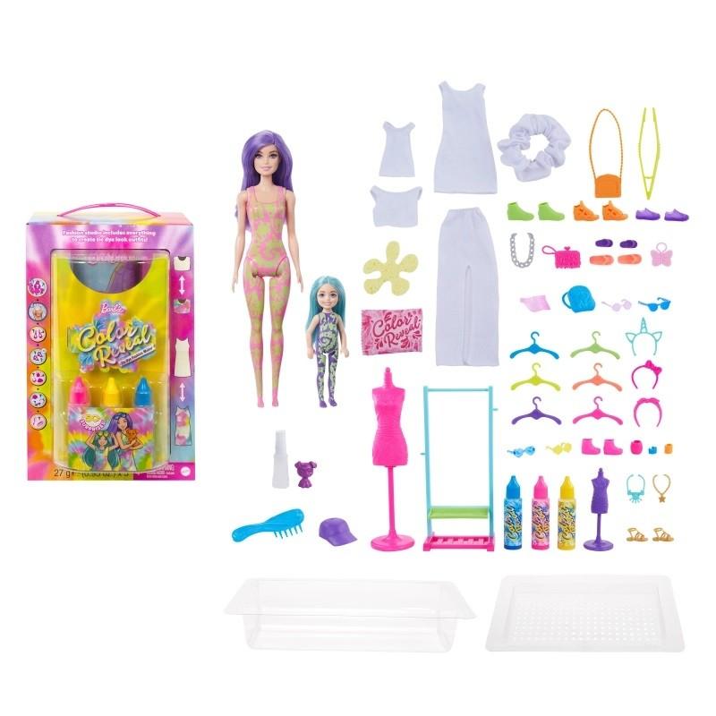 Mattel Lėlė Barbie Color Reveal neoninių spalvų dažymo rinkinys