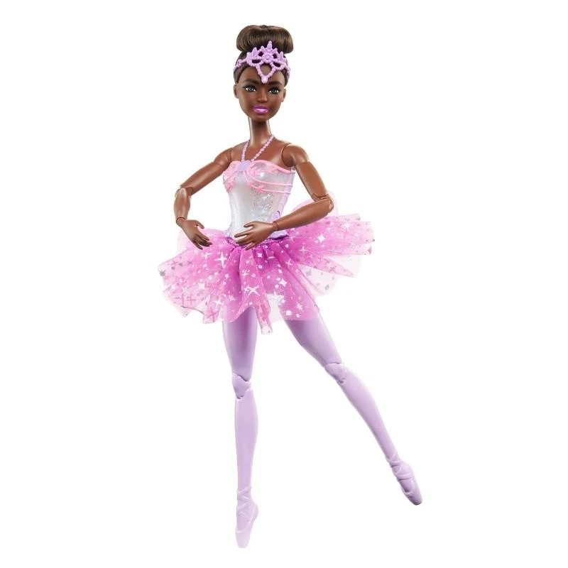 Mattel HLC26 Barbie Ballerina Doll Magic Lights Brunette | Mattel