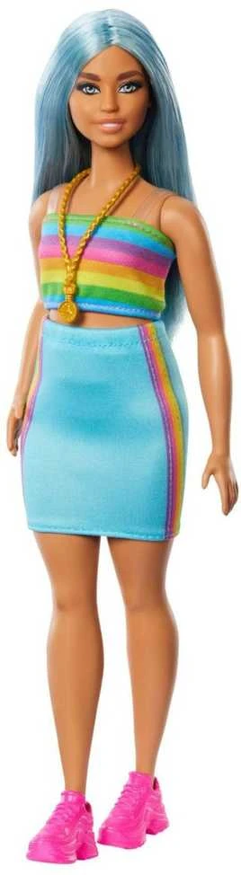 Mėlyna Barbie Fashionistas Doll Mėlyna Hair HRH16