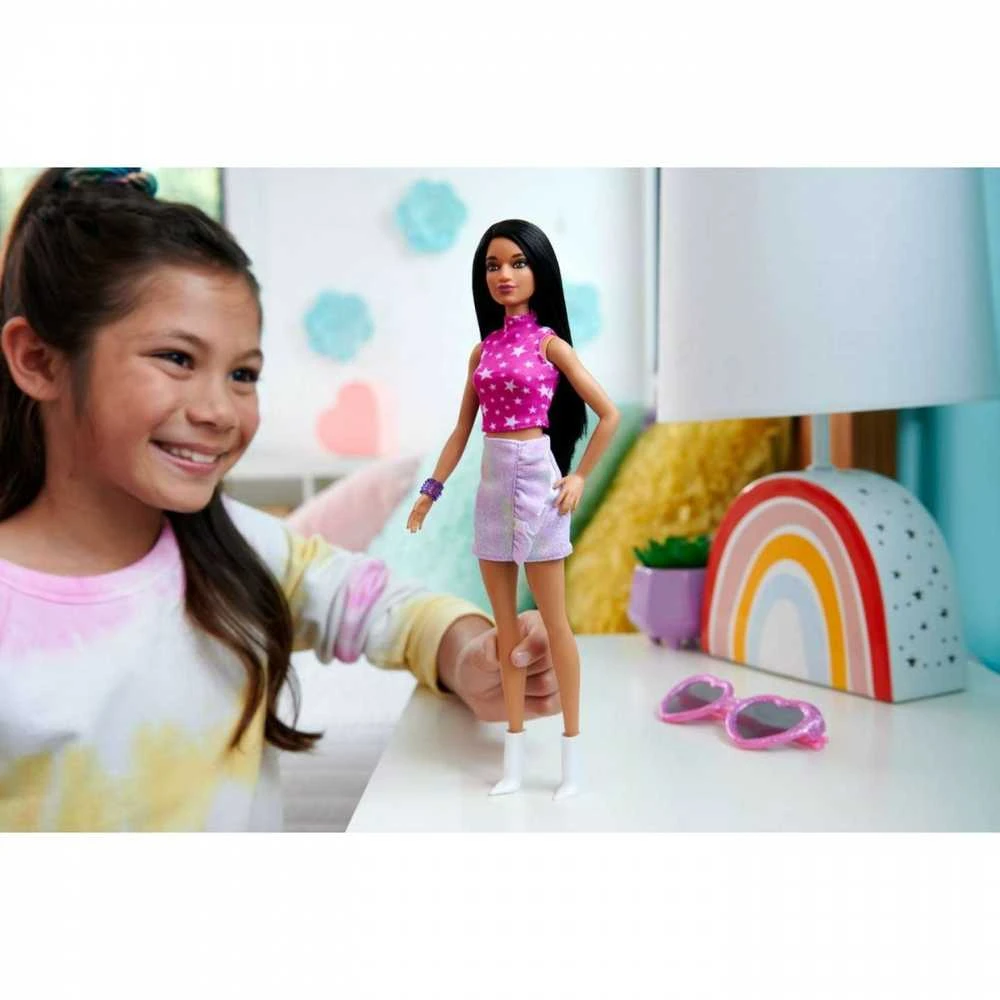 Mattel „Barbie“ madistė blizgančiu sijonu (HRH13)