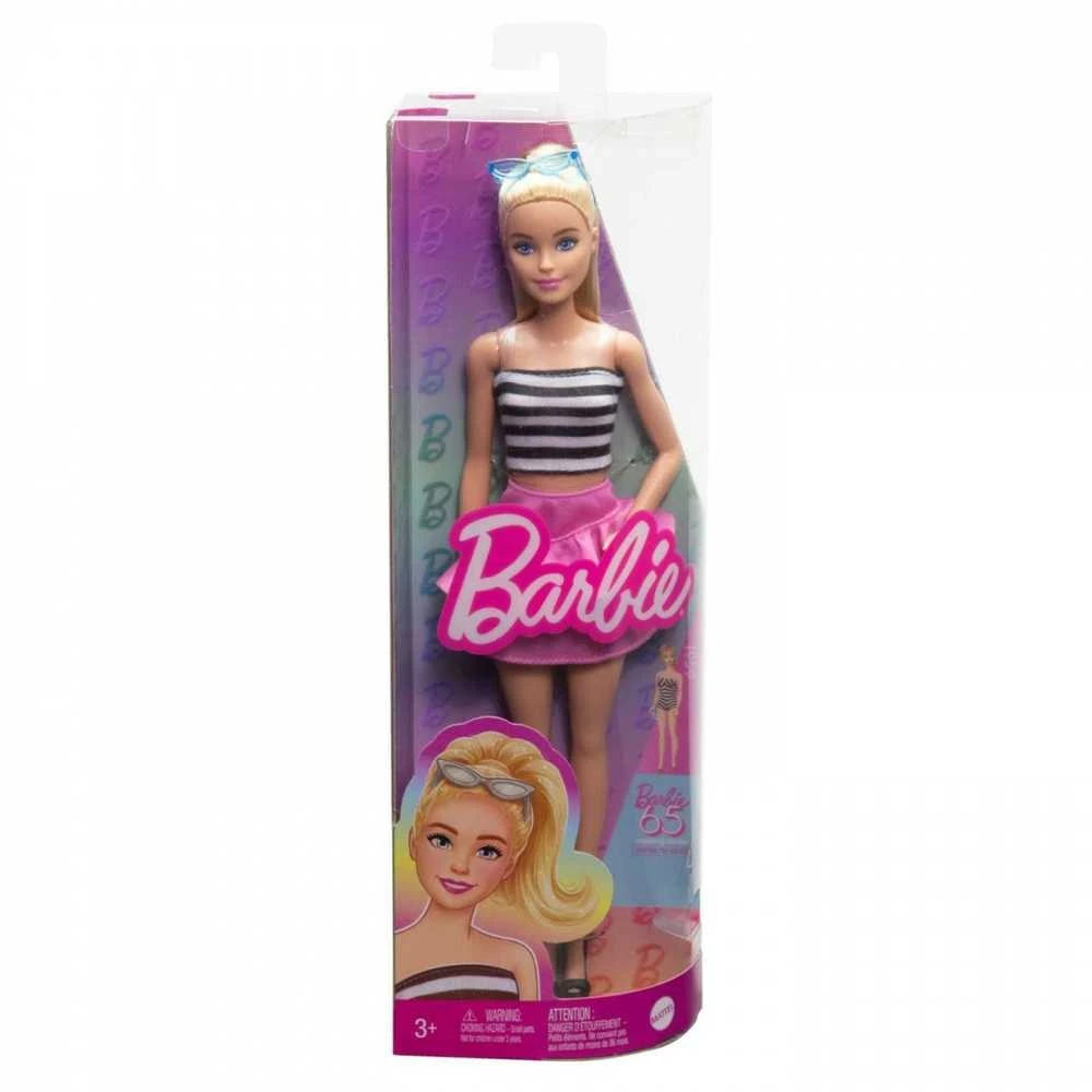 Mattel „Barbie“ madistė dryžuota palaidine (HRH11)
