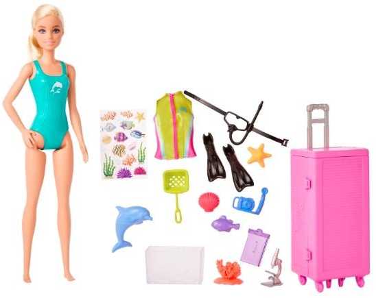 Lėlė Barbie Careers Skirtas šviesiems plaukams doll Marine Biologist HMH26 Mattel