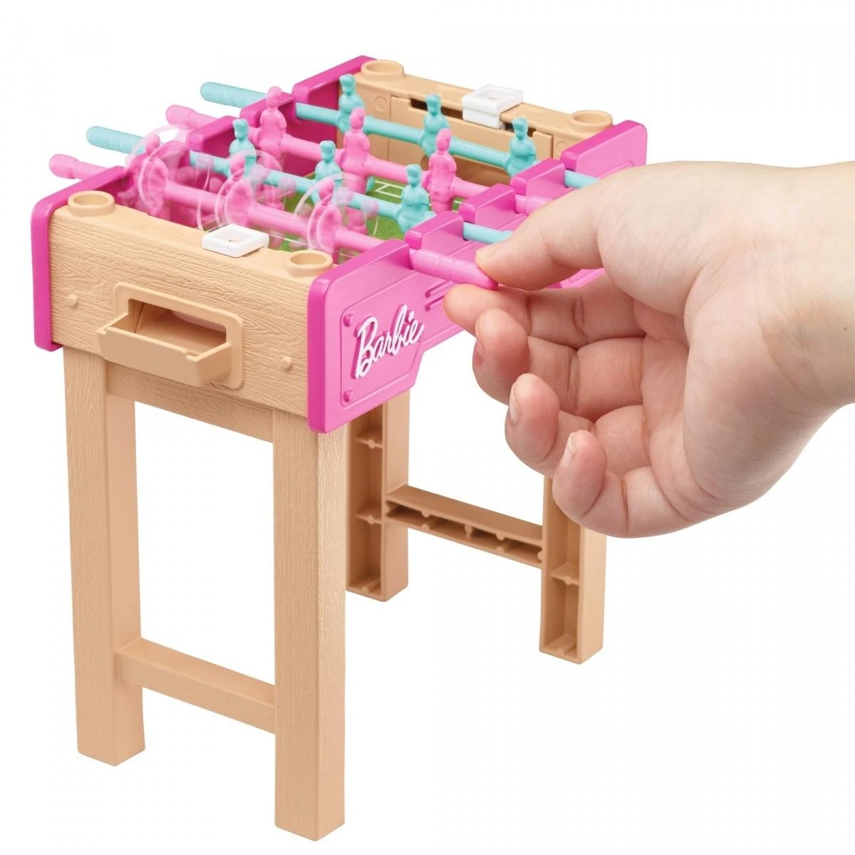 Barbie Barbė - futbolo stalo ir augintinio mini žaidimų rinkinys (GRG77)