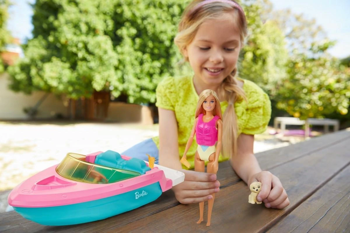 Barbės valties ir lėlės žaidimų rinkinys GRG30 Mattel