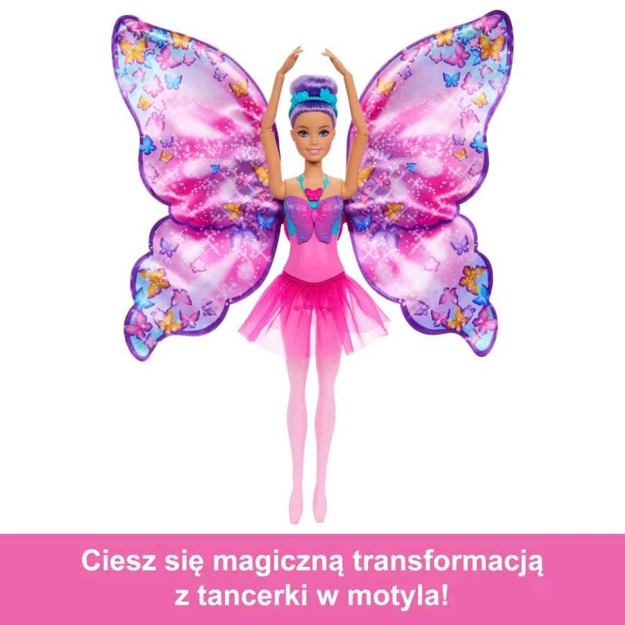 Žaislinė lelė Mattel Barbie Dreamtopia drugelis, HXJ10