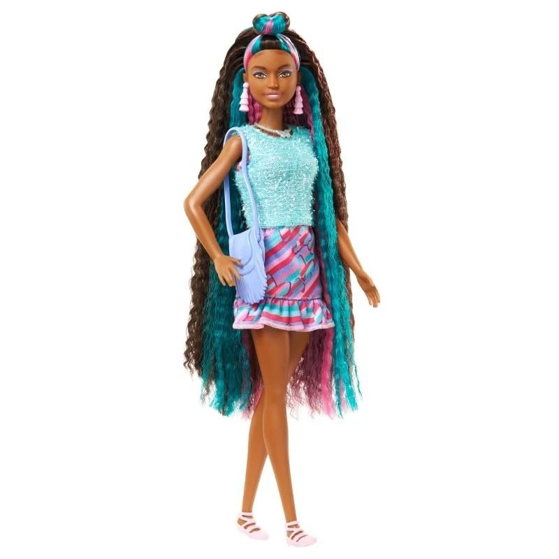 Barbie Totaly Hair lėlė juodais plaukais