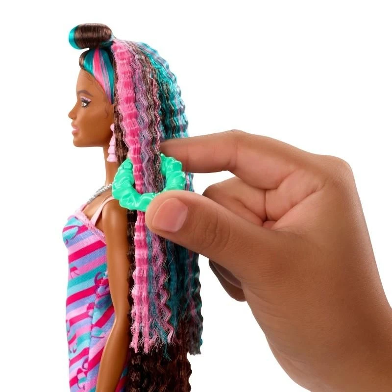 Barbie Totaly Hair lėlė juodais plaukais