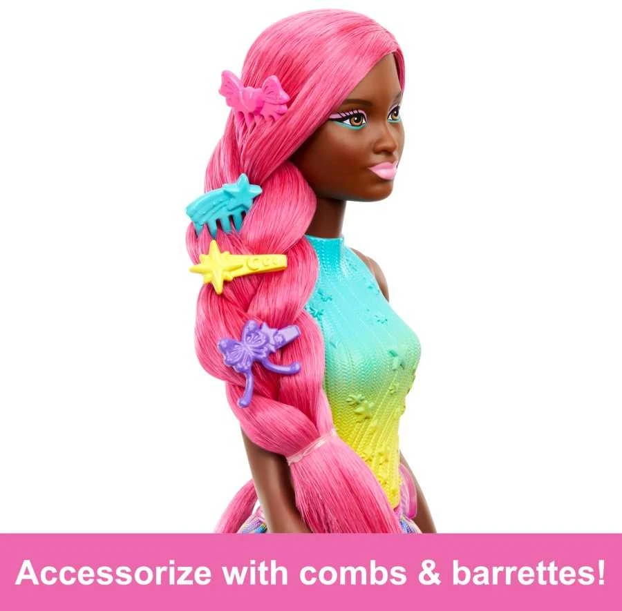 Mattel Barbie Barbė - A touch of Magic vienaragio lėlė su ilgais plaukais (HRR01)