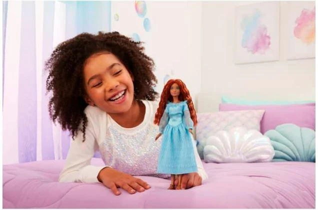 Little Mermaid Mattel Lėlė Disney mažoji undinėlė Arielė HLX09