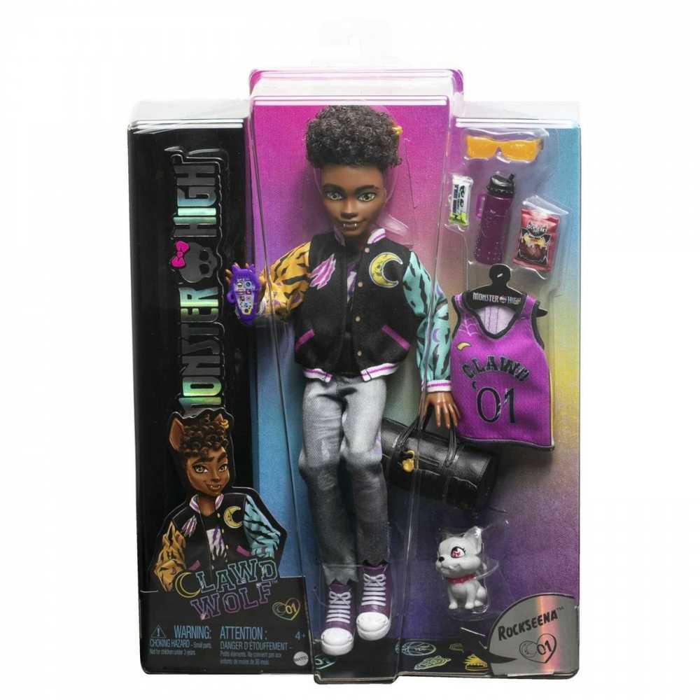 Mattel MONSTER HIGH lėlė – Klodas (HNF65)