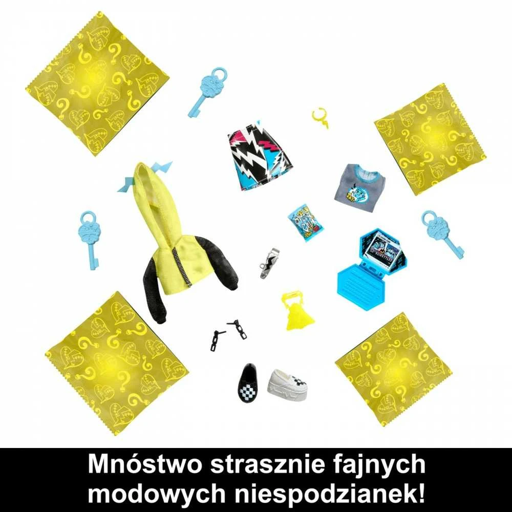 Mattel „Monster High Skulltimates“ siurprizų rinkinys – Frenkė, neoninė serija