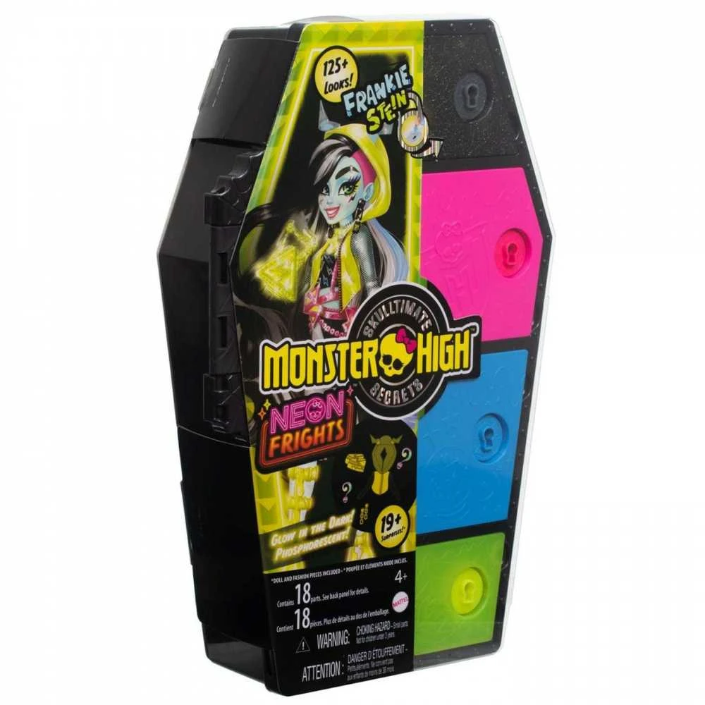 Mattel „Monster High Skulltimates“ siurprizų rinkinys – Frenkė, neoninė serija