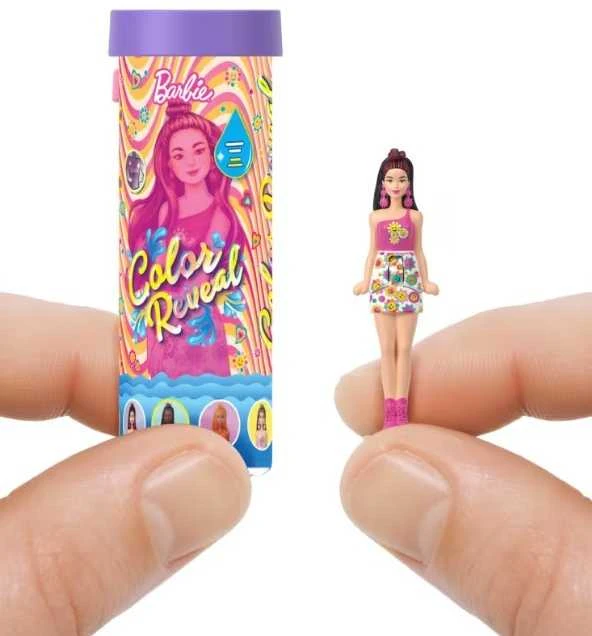 Mattel BARBIELAND COLOR REVEAL mini siurprizas - vaivorykštės serija (JCR08)