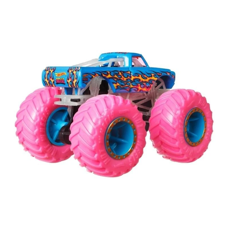 Mattel Hot Wheels Monster Trucks Šviečia tamsoje Vehicles HCB57 rinkinys