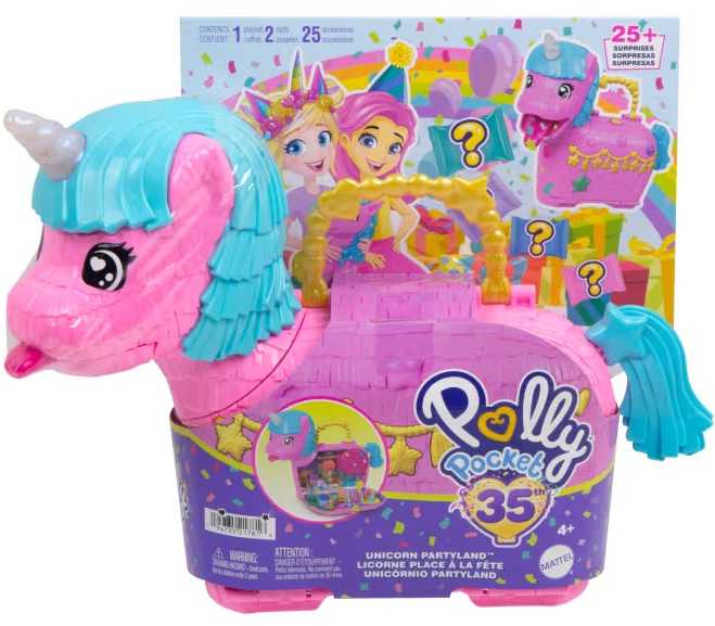 Mattel „Polly Pocket“ vienaragio pinjatos žaidimų rinkinys
