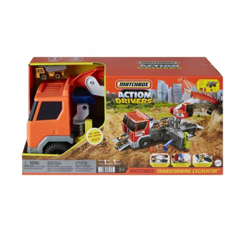 Mattel Žaislinė ekskavatoriaus sunkvežimio mašina Matchbox 1:64