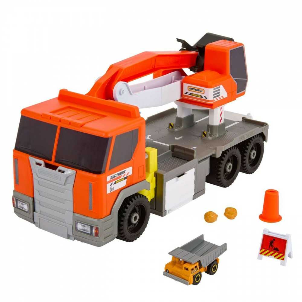 Mattel Žaislinė ekskavatoriaus sunkvežimio mašina Matchbox 1:64