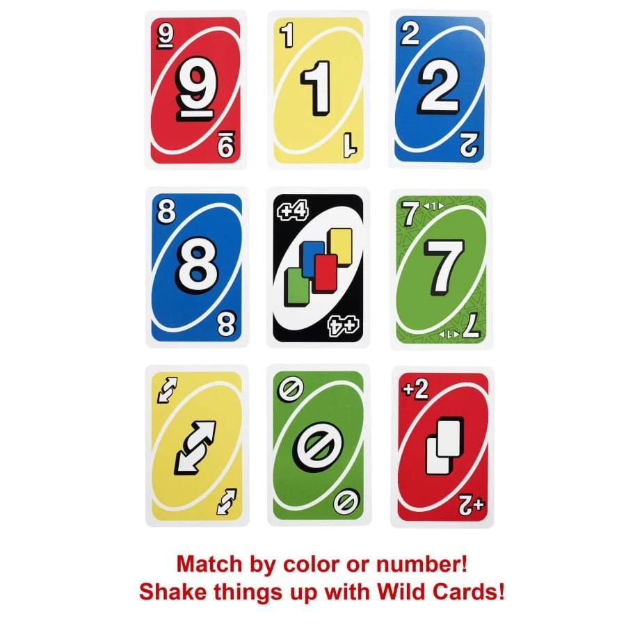 Mattel Mattel UNO Showdown žaidimų kortelės
