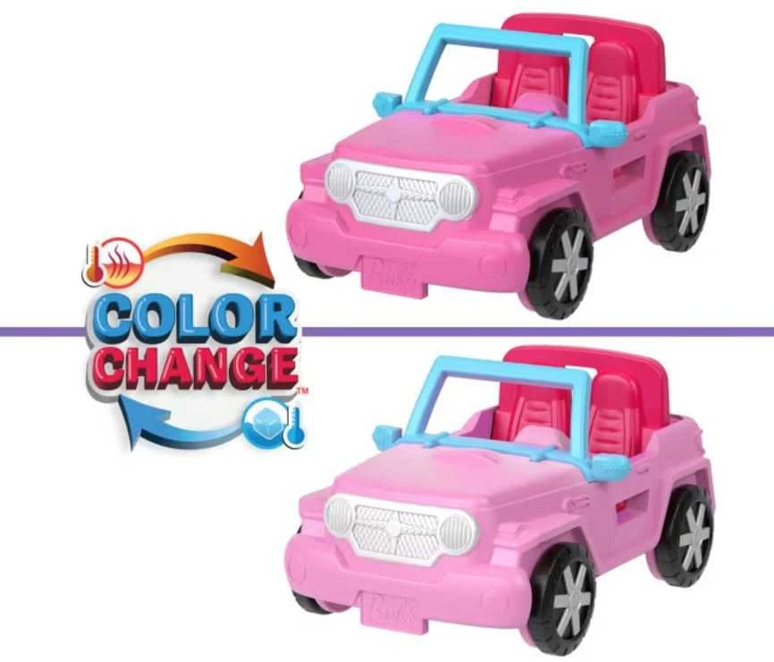 Mattel Barbie Mini BarbieLand lėlė su transporto priemone HYF43