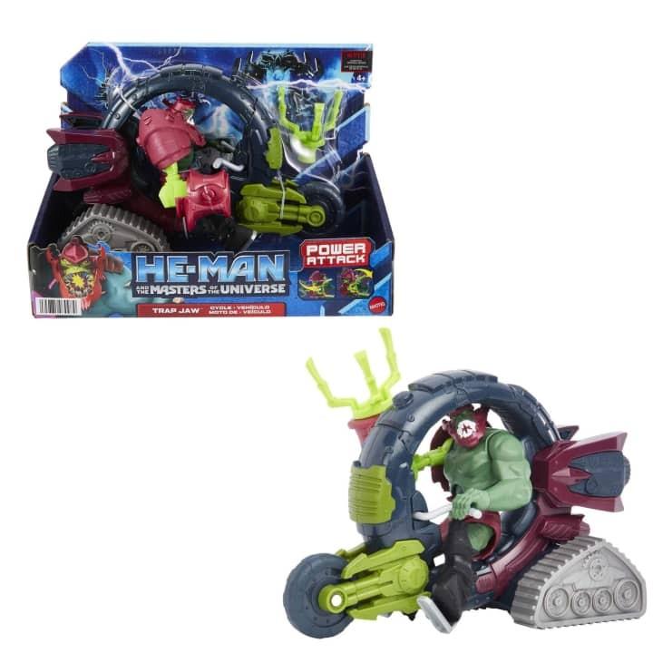 Mattel Masters of Universe figūrėlė Trap Jaw su transporto priemone