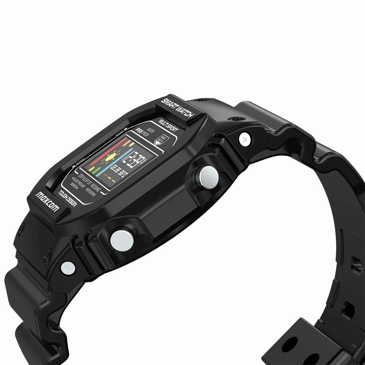 Išmanusis laikrodis Maxcom FW22, Juodos spalvos