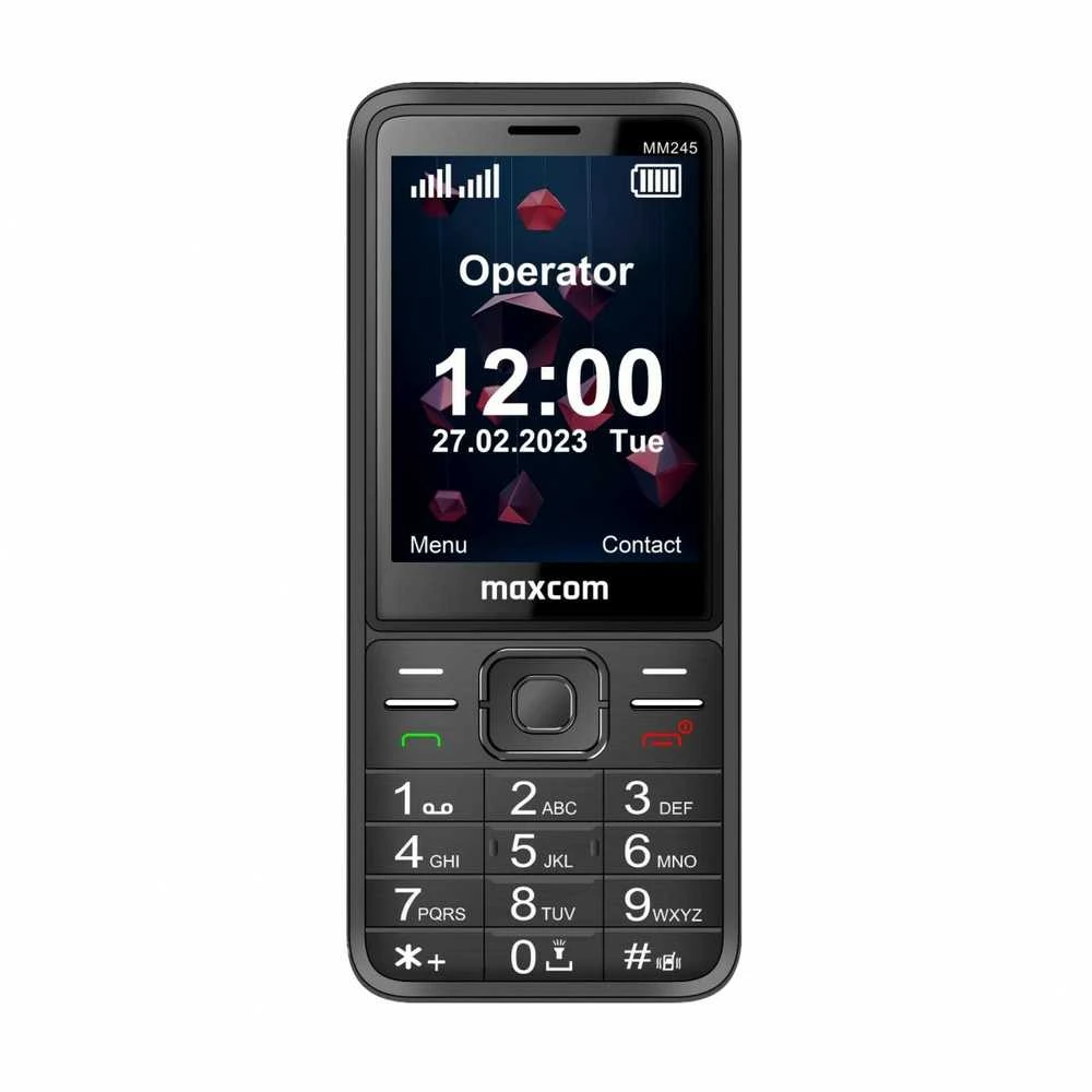 Maxcom MM245 4G juodos spalvos