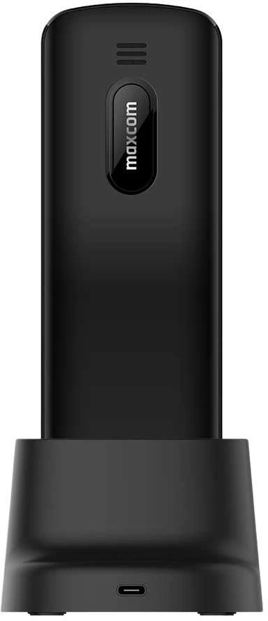 Mobilusis telefonas - MAXCOM MM 34D 4G Juodas + charging dock