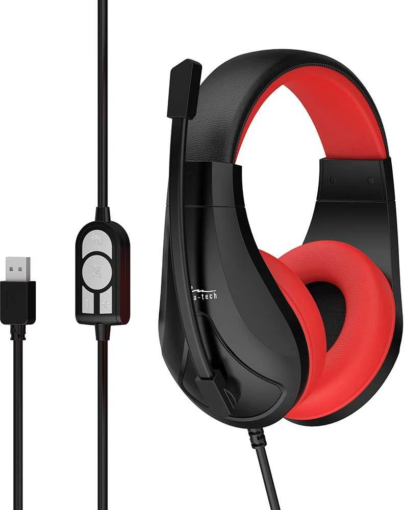 Media-Tech MT3574 NEMESIS USB - Stereo USB ausinės skirta gamers, kabelis remote control