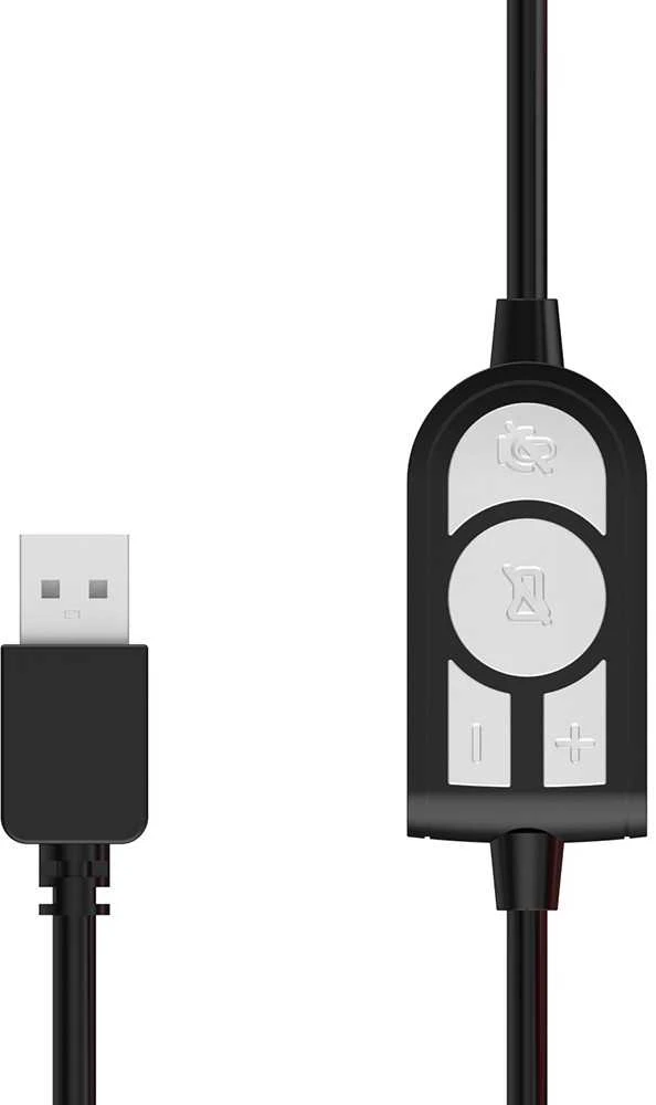 Media-Tech MT3574 NEMESIS USB - Stereo USB ausinės skirta gamers, kabelis remote control