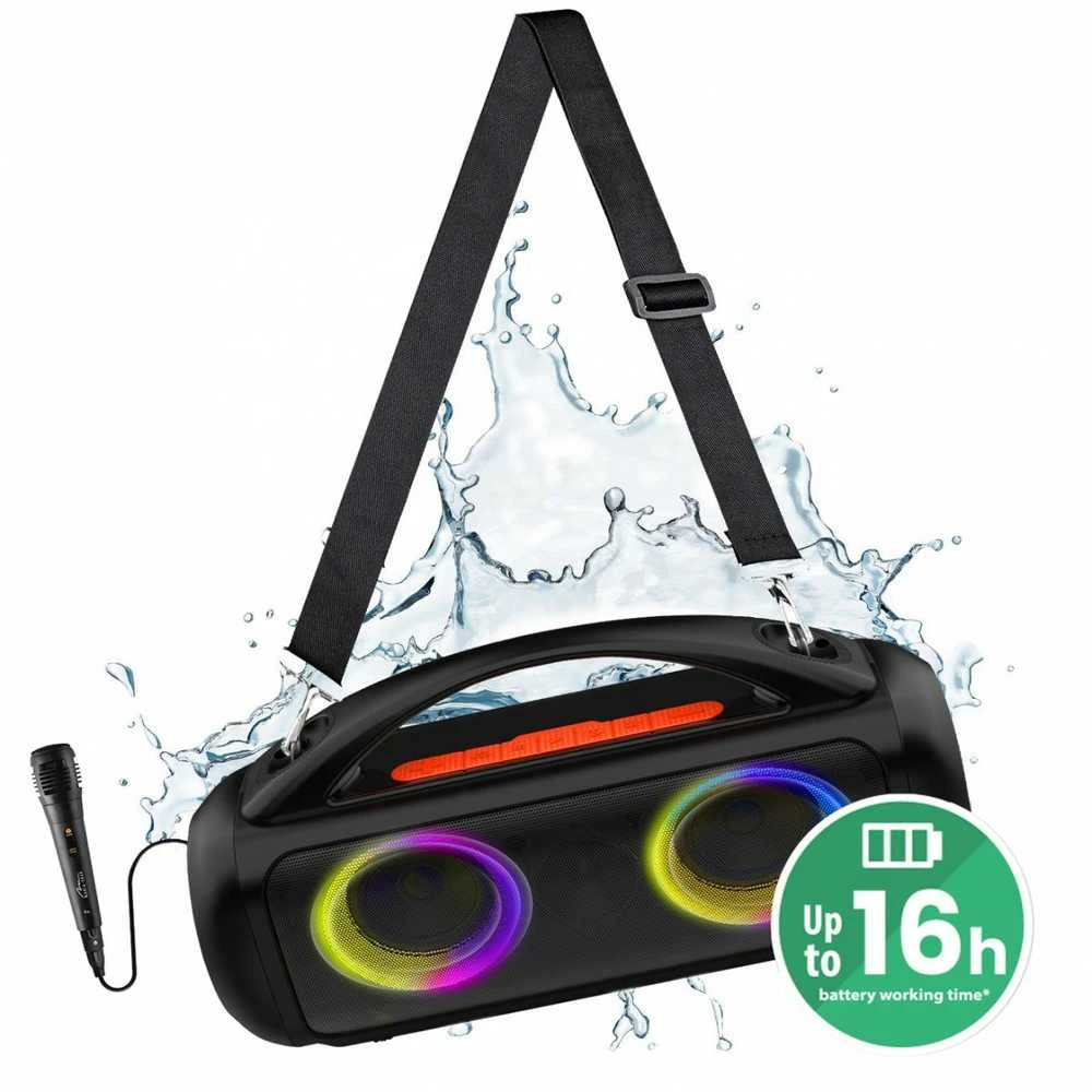 Bluetooth Garsiakalbis - Media-Tech MT3184 1200W Atsparus Vandeniui Juodas