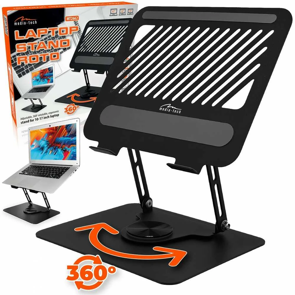 Nezatříděno Media-Tech Nešiojamas kompiuteris Stand Roto 10-17" MT2662