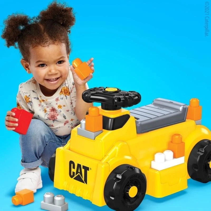 Mega Bloks paspiriama mašinėlė „CAT“
