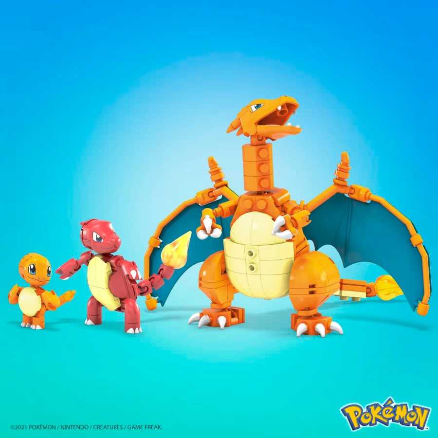 Mattel „Mega Construx Pokemon“ rinkinys „Charmander evoliucija“