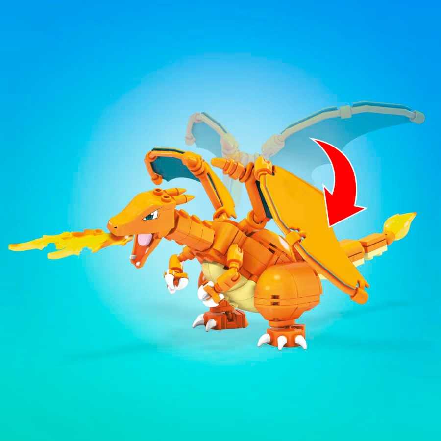 Mattel „Mega Construx Pokemon“ rinkinys „Charmander evoliucija“